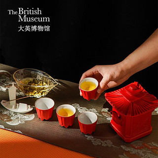 大英博物馆茶具套装欧式中国风一壶四杯茶香礼盒送长辈送朋友六一儿童节礼物 一壶四杯茶香礼盒