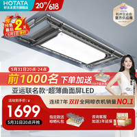 HOTATA 好太太 D-3167 电动晾衣架 深空灰 照明+语音