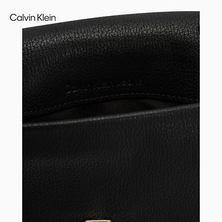 Calvin Klein CK女包22春季新款时尚小巧翻盖式链条金属LOGO迷你手机挎包