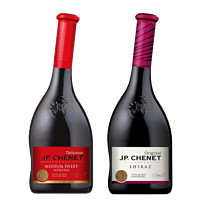 PLUS会员：J.P.CHENET 香奈 经典 西拉 干红+半甜红葡萄酒 750ml*2瓶