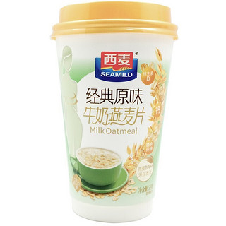 西麦燕麦片 冲饮谷物代餐粉营养早餐 原味牛奶35g*4连杯