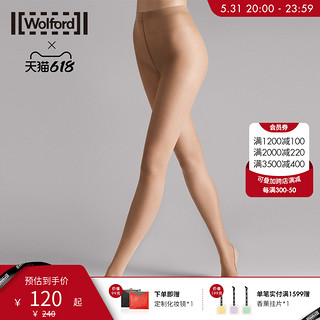 Wolford沃尔福特Sheer15D粉底液般美肤光腿神器连裤黑丝袜女18381