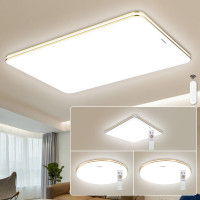 PLUS会员：Panasonic 松下 明畔客厅卧室灯套装 4灯：明畔120w+方卧55w+圆卧24w*2