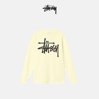 STUSSY斯图西 LOGO字母前后幅印花潮流长袖T恤春夏