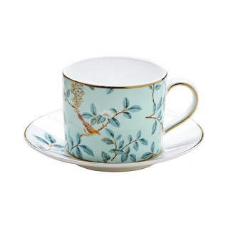 SDX16点骨瓷英式下午茶茶具欧式陶瓷咖啡杯咖啡具礼品春日茶园 春日茶园咖啡杯碟