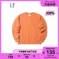 it :CHOCOOLATE情侣款圆领卫衣男秋季休闲上衣女3038XFH