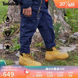 Timberland 童鞋大童户外休闲鞋防水抓地高帮黄靴12709 12709W