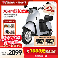 移动端、京东百亿补贴：五星钻豹 60V20A长续航电动摩托1200W G1