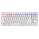 CHERRY 樱桃 MX8.2TKL 87键 三模机械键盘 白色 红轴 RGB