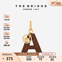 THE BRIDGE/桥牌 手工牛皮钥匙男女挂件收纳摆件钥匙圈 A字母