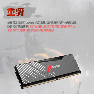 KINGBANK 金百达 黑刃 DDR5 6800MHz 台式机内存 马甲条 黑色 32GB 16GBx2 C34