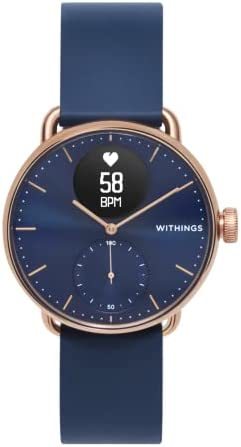 WITHINGS ScanWatch 智能手表,玫瑰金 蓝色,38 mm