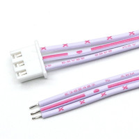 丢石头 JST XH2.54mm红白排线 3PIN/单头/10cm 端子线线束 电子连接线 一件5条