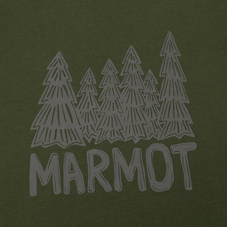 ROCK CLOUD 岩云 Marmot 土拨鼠 长袖t恤男士运动透气宽松圆领户外休闲