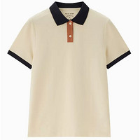 GIORDANO 佐丹奴 女士撞色POLO衫 05313394