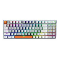 MACHENIKE 机械师 K500 94键 三模机械键盘 灰色 环诺青轴 RGB