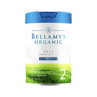 BELLAMY'S 贝拉米 白金版 有机婴儿配方奶粉 2段 800g 赠2袋成人奶粉