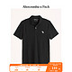 Abercrombie & Fitch 男装 时尚复古美式易穿搭短袖Polo衫 322933-2 黑色 S (175/92A)