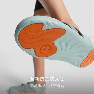 moodytiger儿童凉鞋2023夏季新款男女童包头防撞运动凉鞋 炭黑色 30码