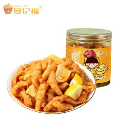 ManJiFu 曼记福 柠檬无骨鸡爪 500g*1罐