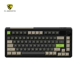 FL·ESPORTS 腹灵 CMK75 三模无线机械键盘 82键 冰川轴