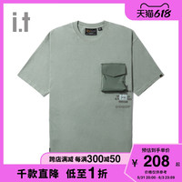 it Alpha Industries男装短袖T恤春夏潮流口袋拼接2032L
