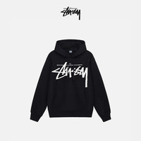 STUSSY斯图西 大幅印花logo连帽卫衣男女同款春款