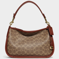 COACH 蔻驰 carry Monogram 女士单肩包