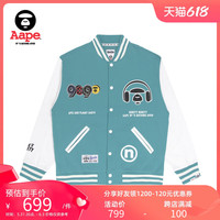 Aape联名9090男装秋冬波点字母图案印花卫衣外套9595XAJ