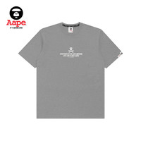 Aape男装春夏迷彩猿颜X-BONE字母印花短袖T恤0465XXE