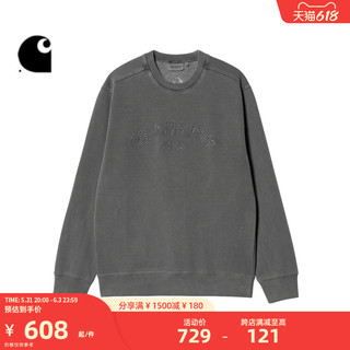 Carhartt WIP圆领卫衣秋冬复古风LOGO图案字母刺绣宽版030640