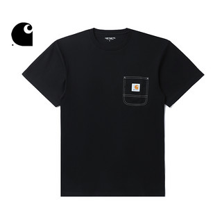 Carhartt WIP短袖T恤男装经典LOGO标签车缝口袋潮牌卡哈特212010H