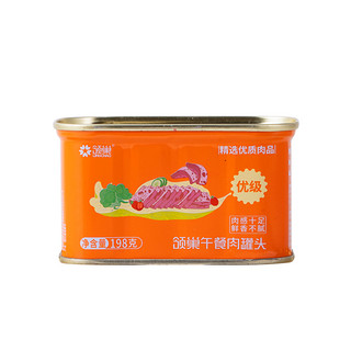 领巢午餐肉罐头198g/罐方便速食螺蛳粉火锅泡面搭档即食食品储备