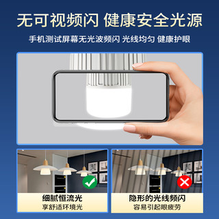节能灯泡家用照明超亮e27螺纹螺口led灯螺旋型护眼小球泡白光室内 其它 黄 10W 超亮护眼E27螺口