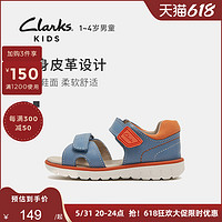 Clarks 其乐 童鞋夏季男宝宝1~4岁时尚拼色软底儿童凉鞋
