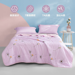  罗莱生活 LUOLAI 家纺 罗莱生活 LUOLAI 家纺 夏季床上用品可水洗夏被子被芯 粉色