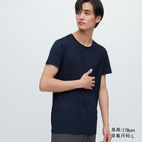 UNIQLO 优衣库 男士AIRism圆领T恤 456559