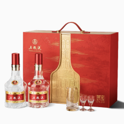 WULIANGYE 五粮液 普五 第八代 52%vol 浓香型白酒 500ml*2瓶 520双支限定礼盒