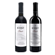 KVINT 克文特 摩尔多瓦原瓶进口 经典赤霞珠+经典梅洛干红葡萄酒  750ml*2 组合装