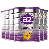 a2 艾尔 紫白金 幼儿牛奶粉 4段 900g*6罐
