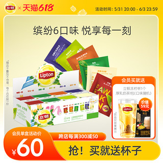 Lipton 立顿 精选茶包组合装 6口味 153g