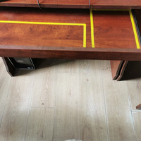 佐盛板式电脑桌职员办公桌员工桌 定制配套键盘抽