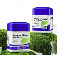 WONDERLAB 奶蓟草护肝片 净肝胶囊60粒*2瓶