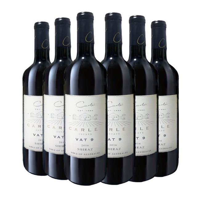 CARLEI 卡利 酒庄澳洲红酒西拉干红葡萄酒2016年份VAT9 750ml 六瓶装 原箱发货