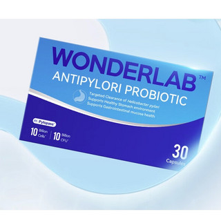 WONDERLAB PYLO益生菌胶囊 30粒*4盒 成人养护无幽护卫螺旋杆菌