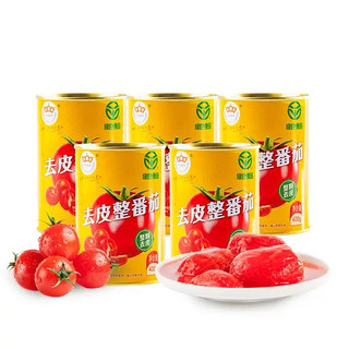 冠农股份 去皮整番茄罐头 400g