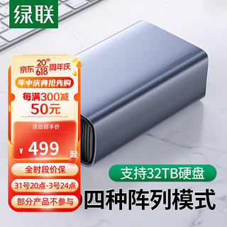 UGREEN 绿联 CM249 机械固态SSD硬盘 双盘位