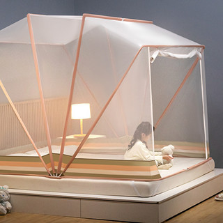 免安装蚊帐蒙古包2023新款家用卧室可折叠防摔掉床婴儿防蚊罩儿童