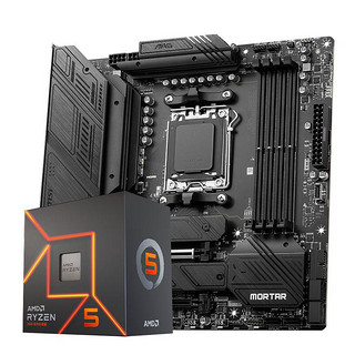 AMD 锐龙R5 7600搭微星A620M B650M主板CPU套装台式电脑电竞游戏