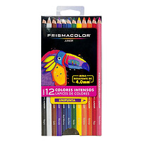 PRISMACOLOR 培斯玛 彩色铅笔 彩铅笔 12色油性初阶画笔套装 学生绘画写生手绘美国三福霹雳马